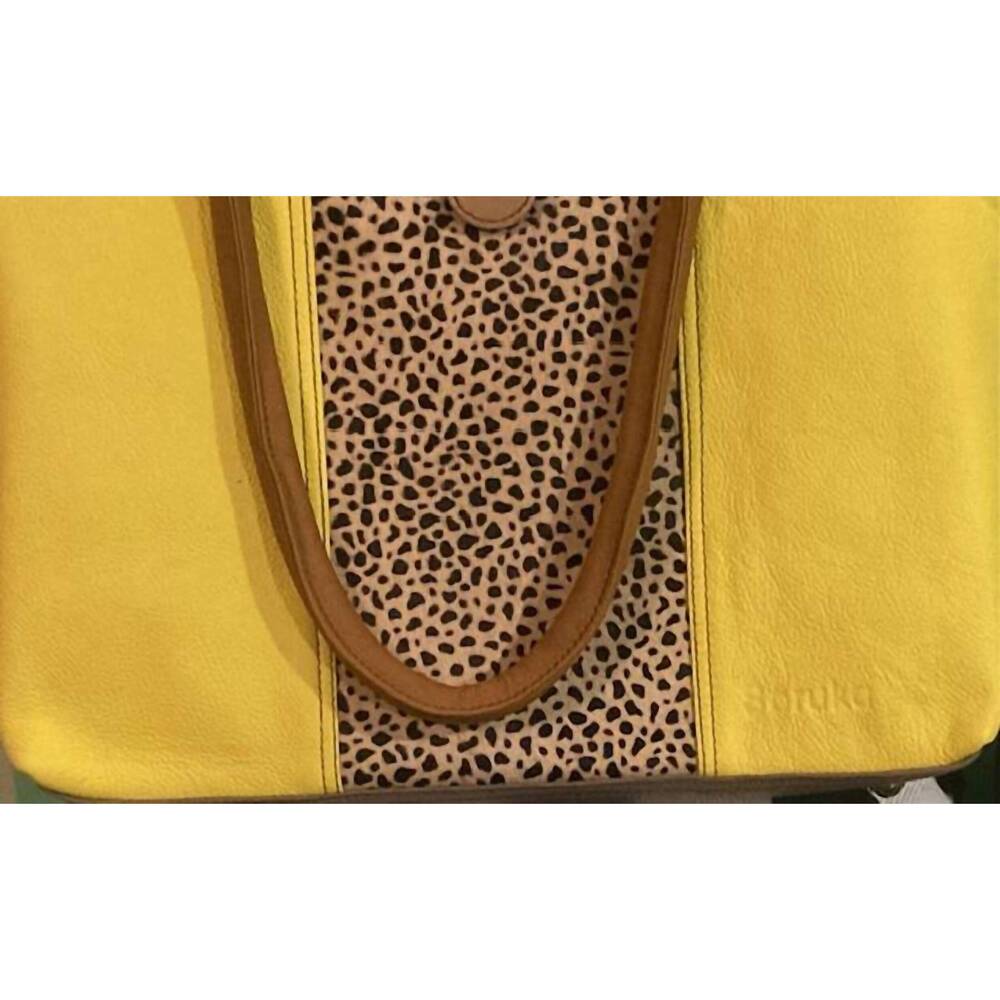 NEW SORUKA bianca large tote bag in yellow